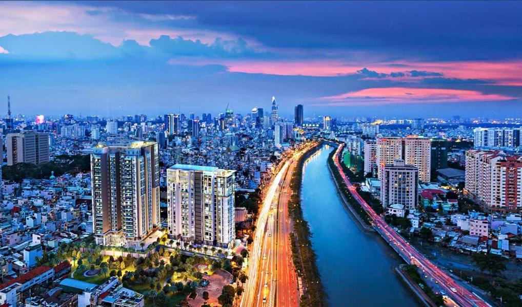 Lusso Suites - D1Mension & Zenity Residence, Sg'S Heart 胡志明市 外观 照片