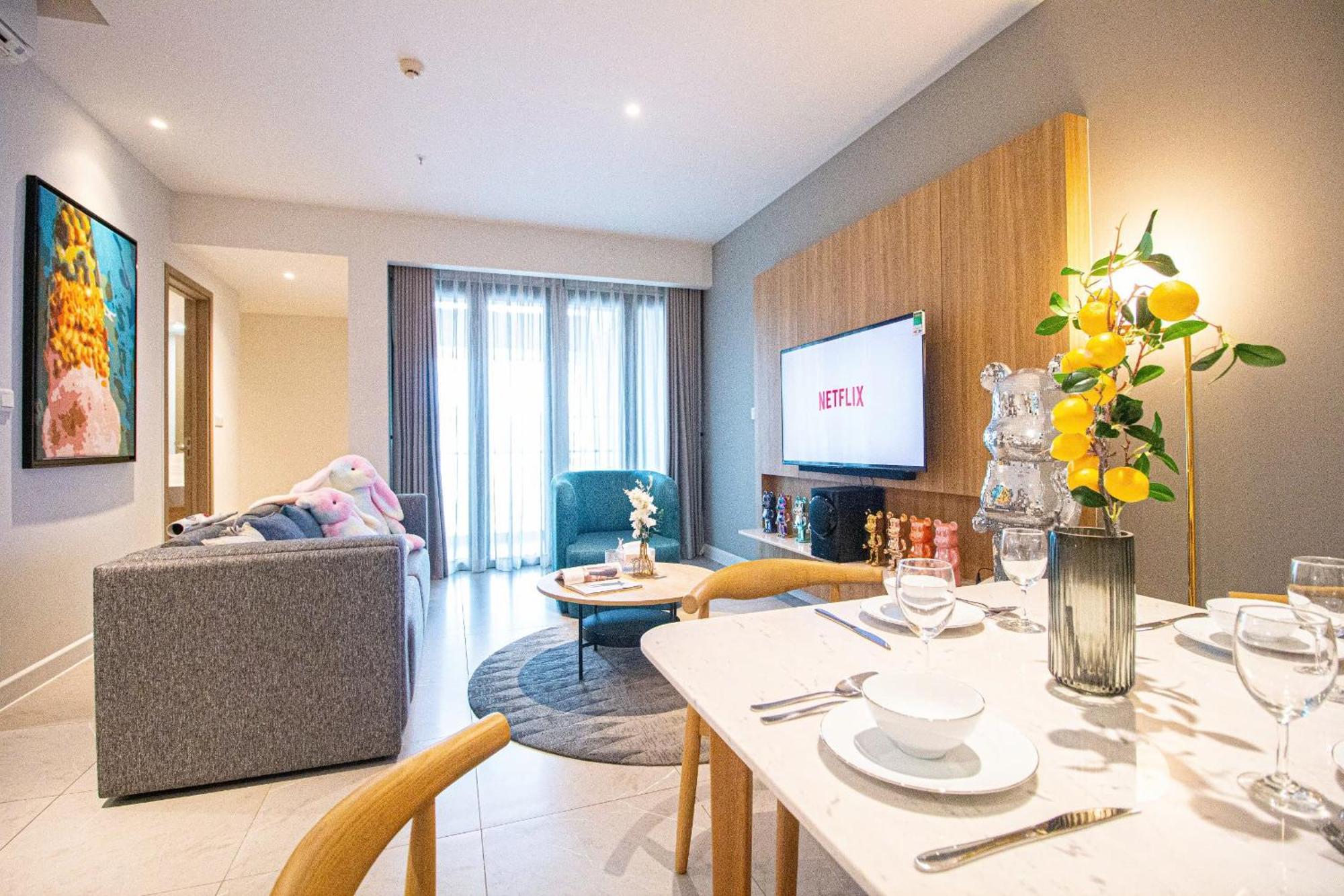 Lusso Suites - D1Mension & Zenity Residence, Sg'S Heart 胡志明市 外观 照片