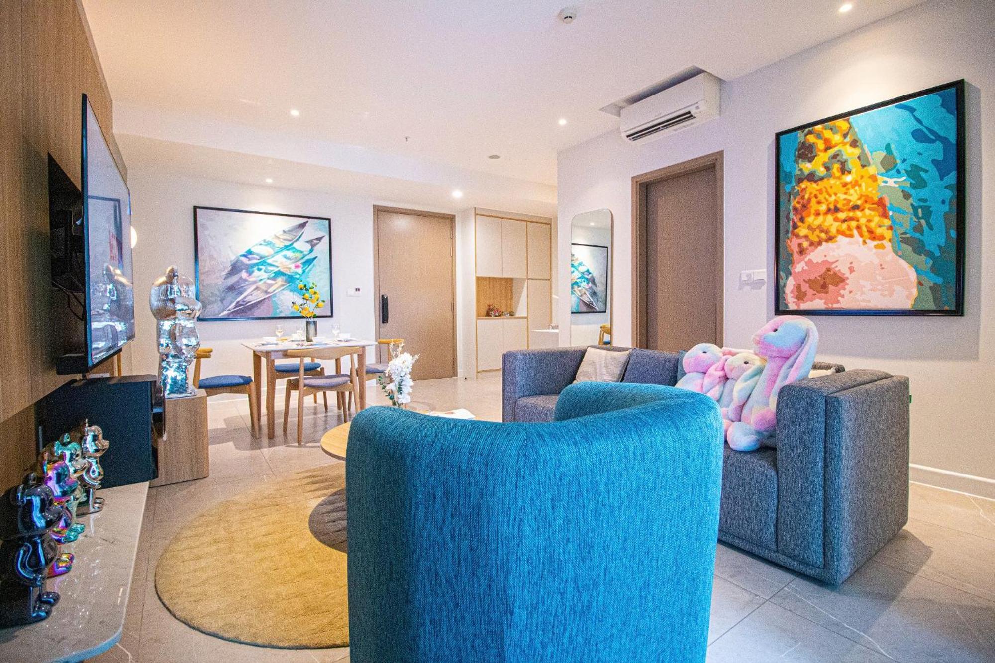Lusso Suites - D1Mension & Zenity Residence, Sg'S Heart 胡志明市 外观 照片