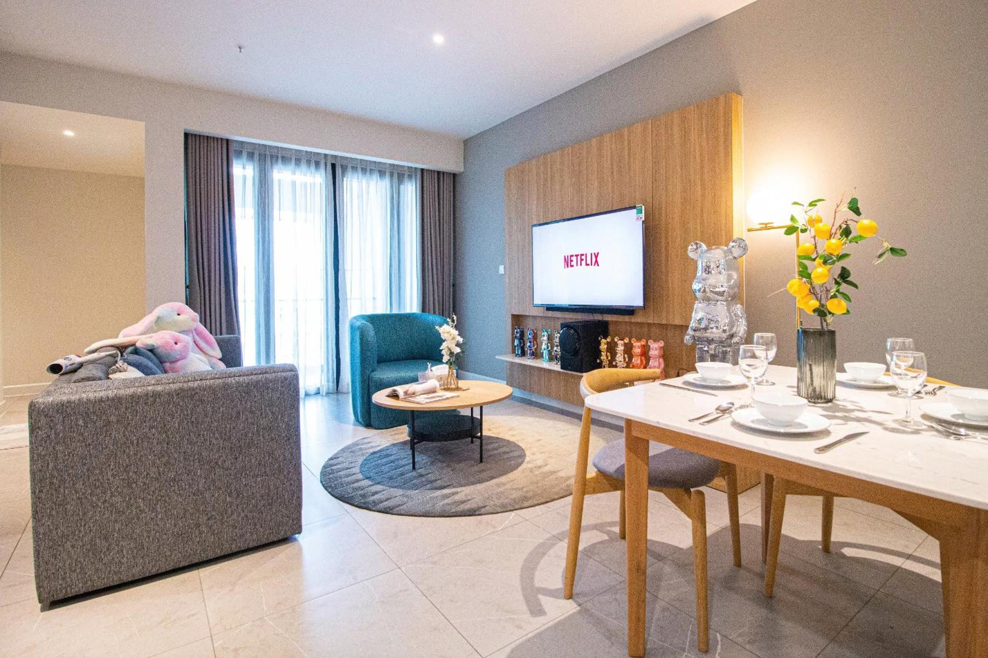 Lusso Suites - D1Mension & Zenity Residence, Sg'S Heart 胡志明市 外观 照片