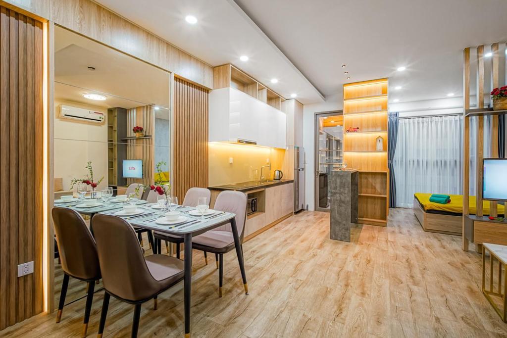 Lusso Suites - D1Mension & Zenity Residence, Sg'S Heart 胡志明市 外观 照片